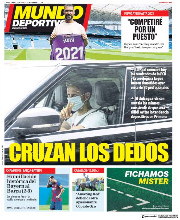 Portada de Mundo Deportivo Gipuzkoa (España)