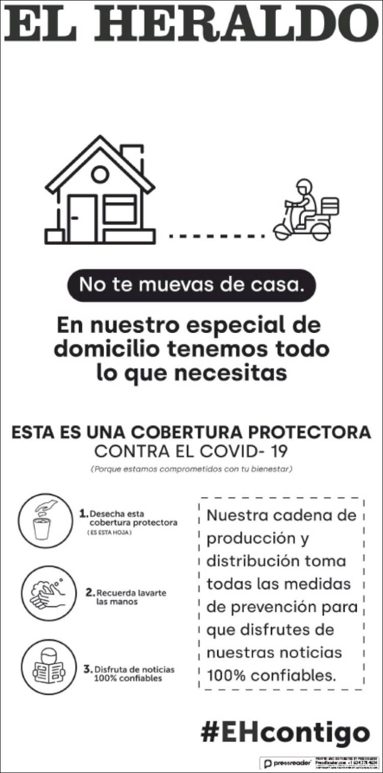 Portada de El Heraldo (Colombia)