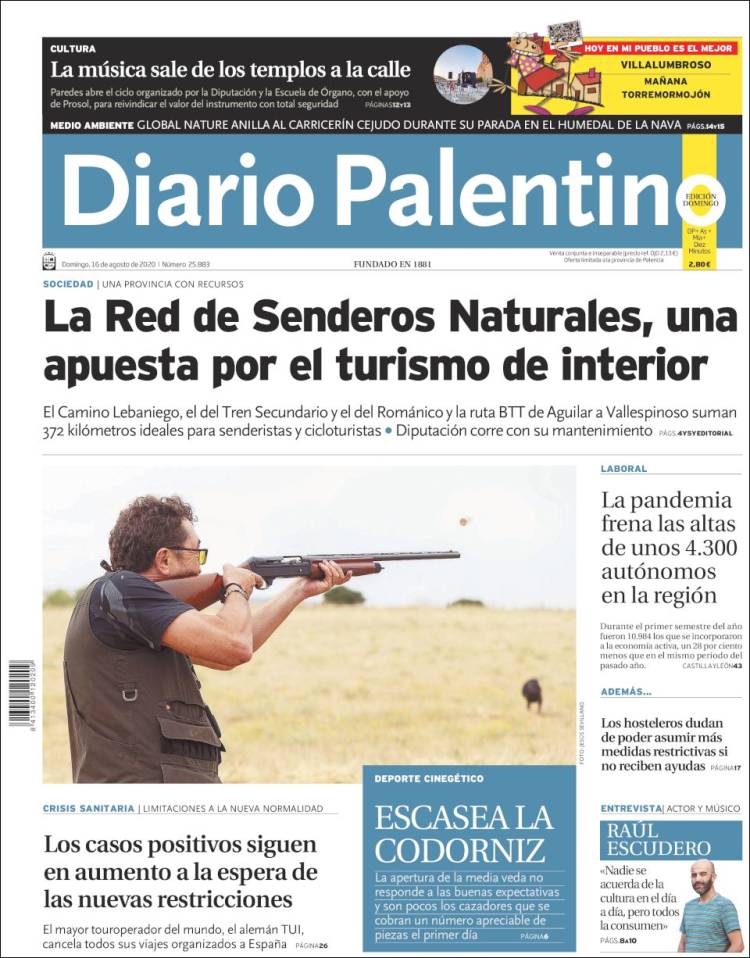 Portada de Diario Palentino (Espa&ntilde;a)