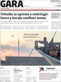 Portada de Gara (Espa&ntilde;a)