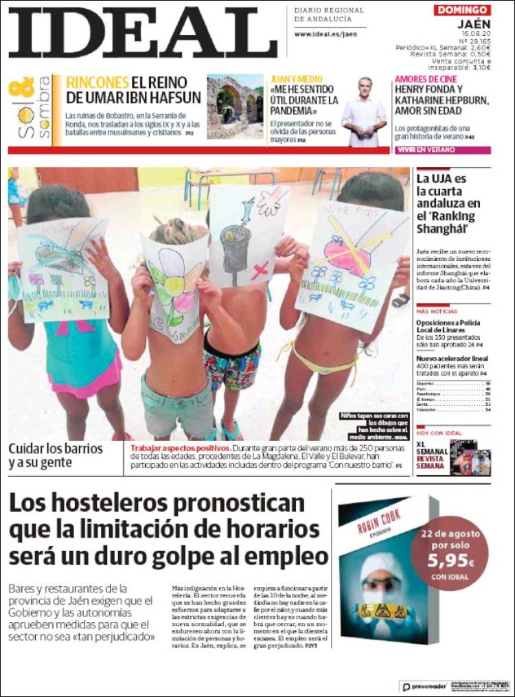 Portada de El Ideal de Jaén (Espa&ntilde;a)