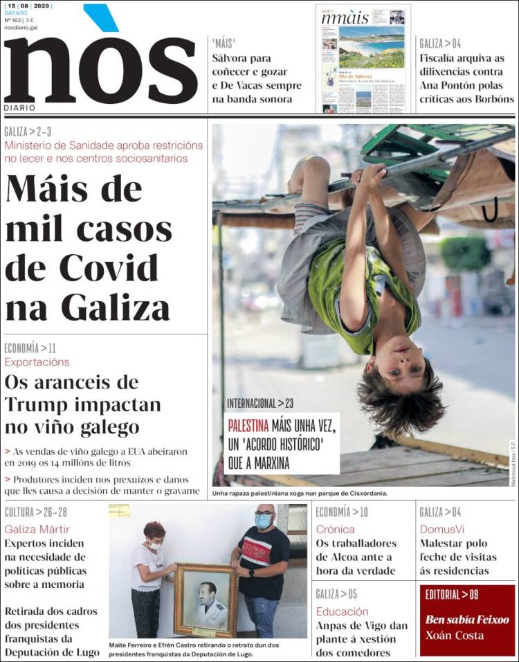 Portada de Nòs Diario (Espa&ntilde;a)