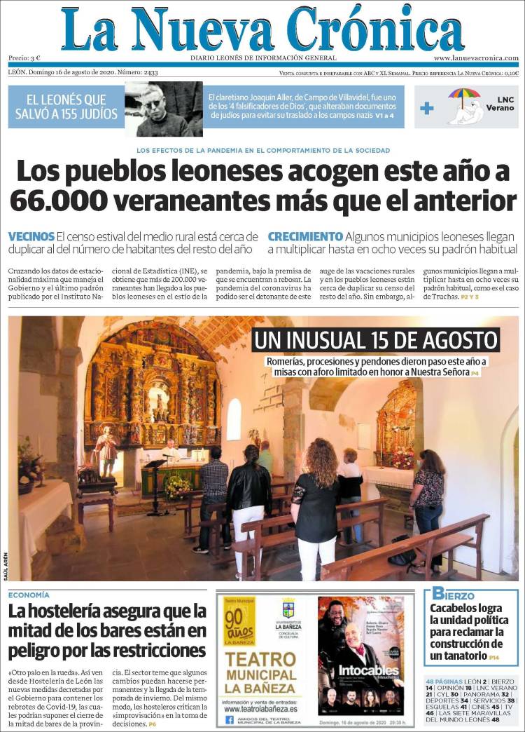 Portada de La Nueva Crónica (Espa&ntilde;a)