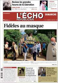 Portada de L'Echo Républicain (Francia)