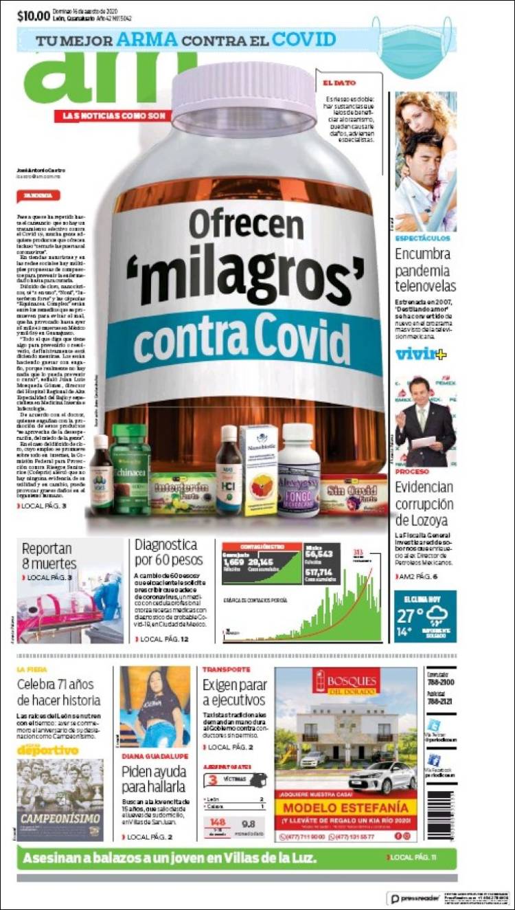 Portada de Al Día A.M. (Mexico)