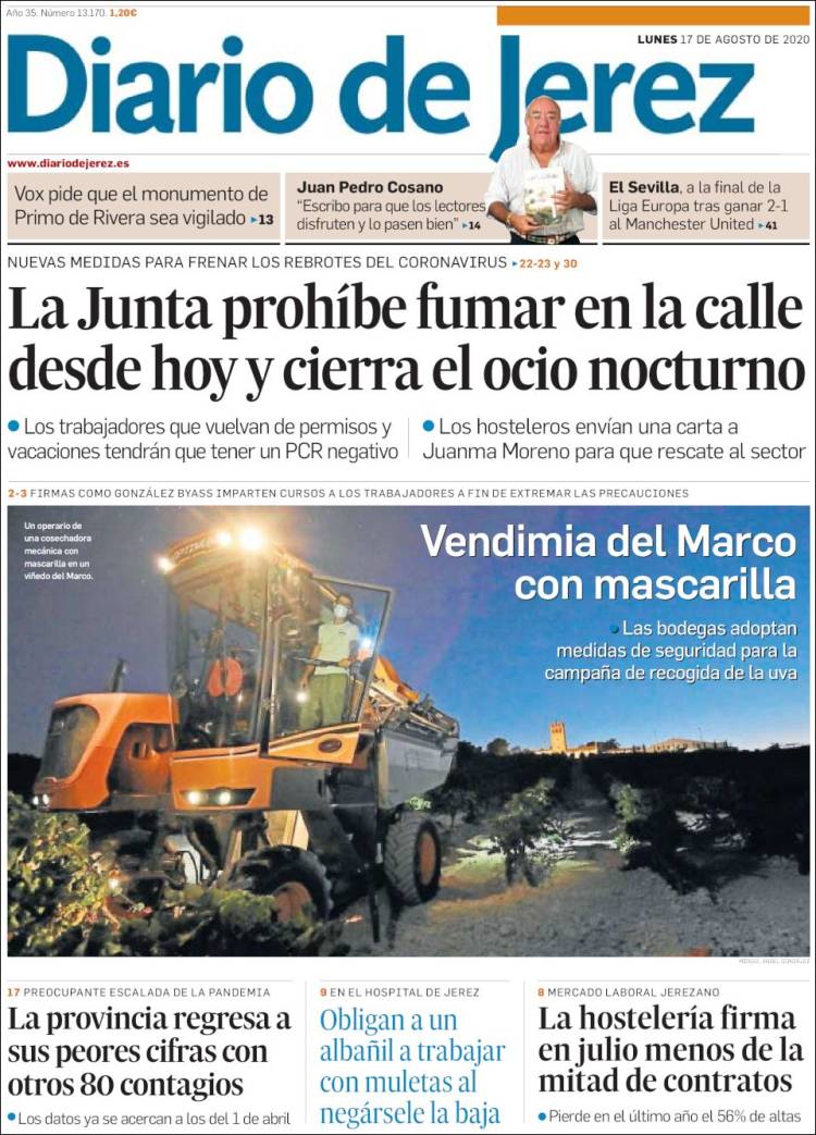 Portada de Diario de Jerez (Espa&ntilde;a)