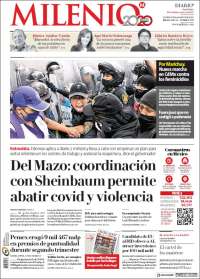 Portada de Milenio (M&eacute;xico)