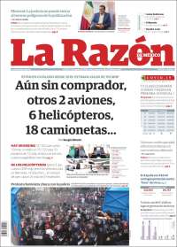 Portada de La Razón (M&eacute;xico)