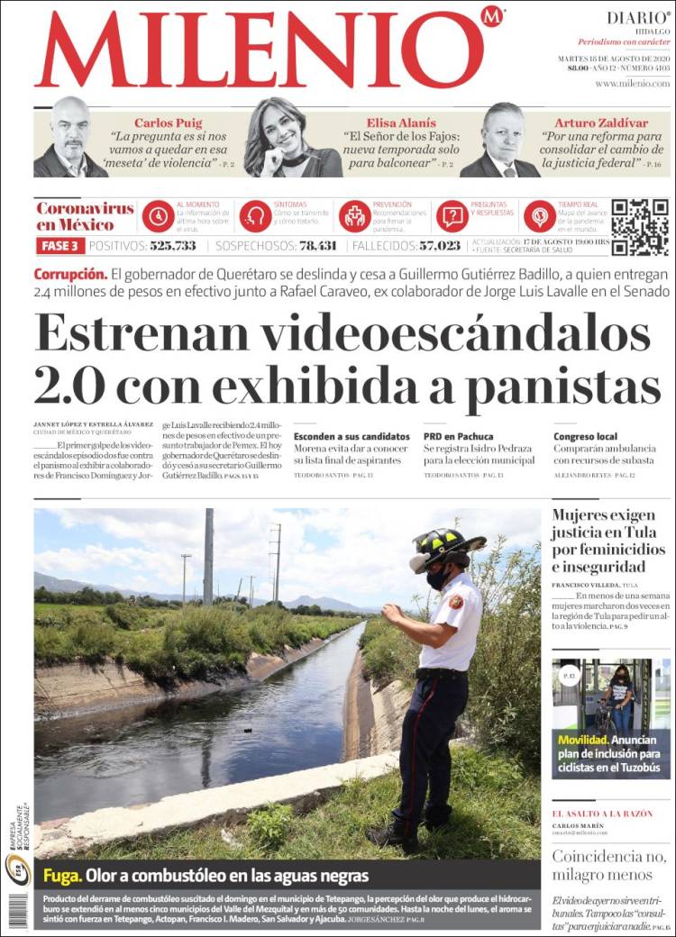 Portada de Milenio de Hidalgo (México)