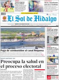 Portada de El Sol de Hidalgo (Mexico)