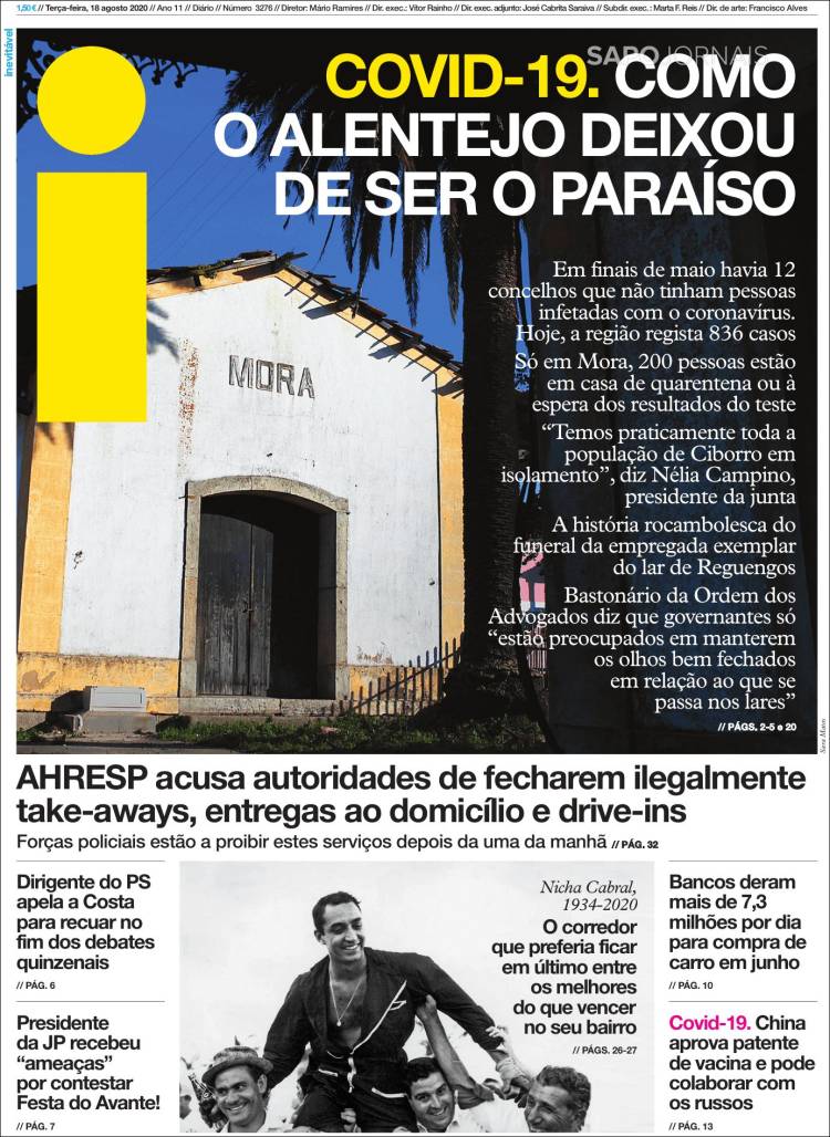 Portada de I - informação (Portugal)