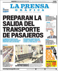 Portada de La Prensa Gráfica (El Salvador)