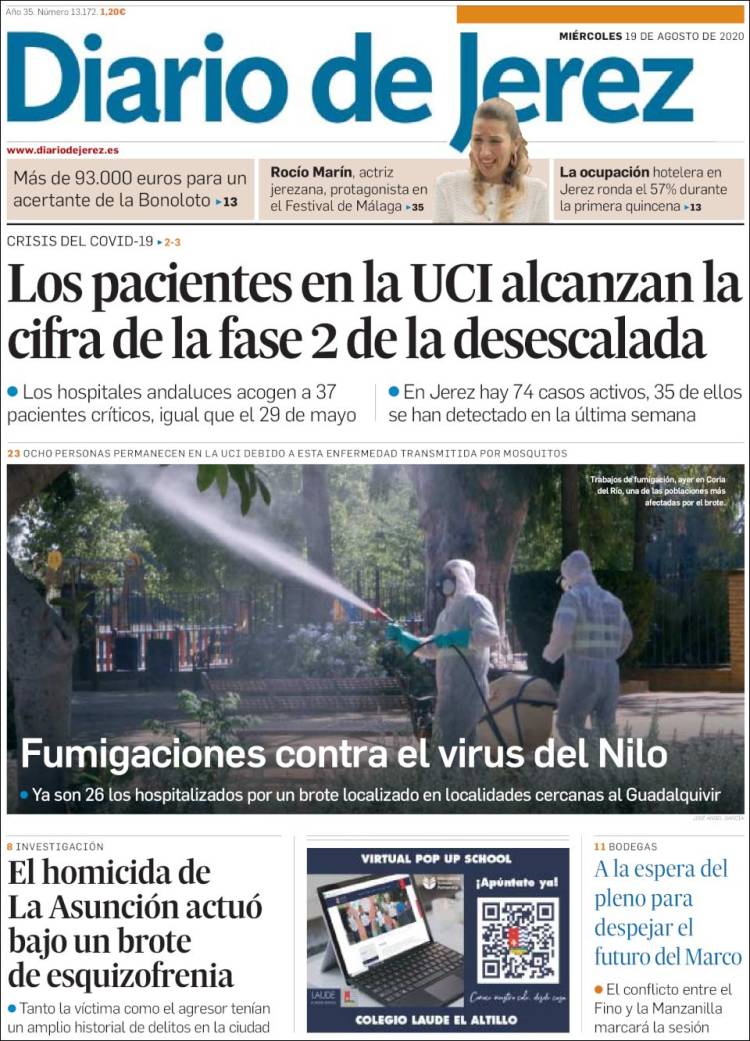 Portada de Diario de Jerez (España)