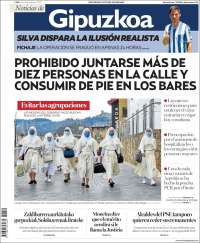 Portada de Noticias de Gipuzkoa (España)