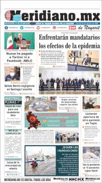 Portada de Meridiano (Mexico)