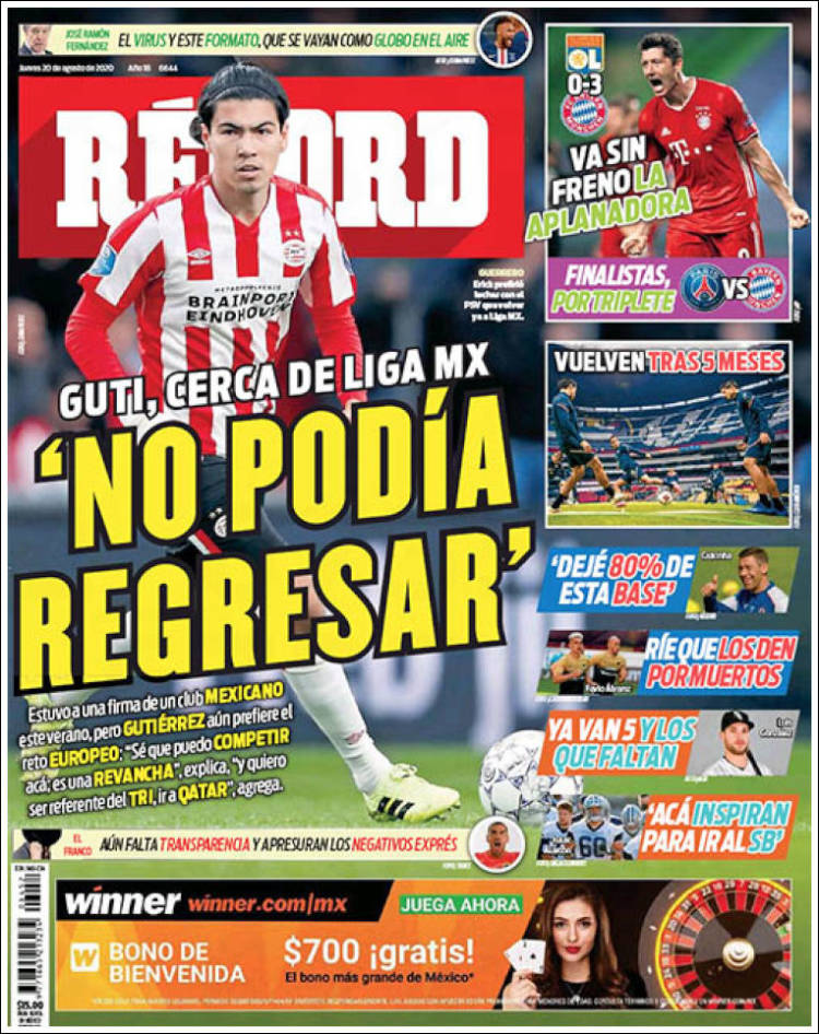 Portada de Record (Mexico)