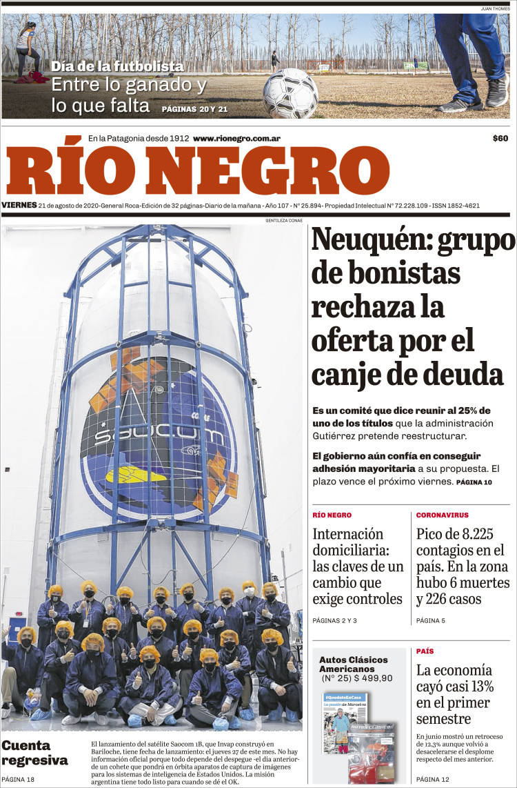 Portada de Rio Negro (Argentina)