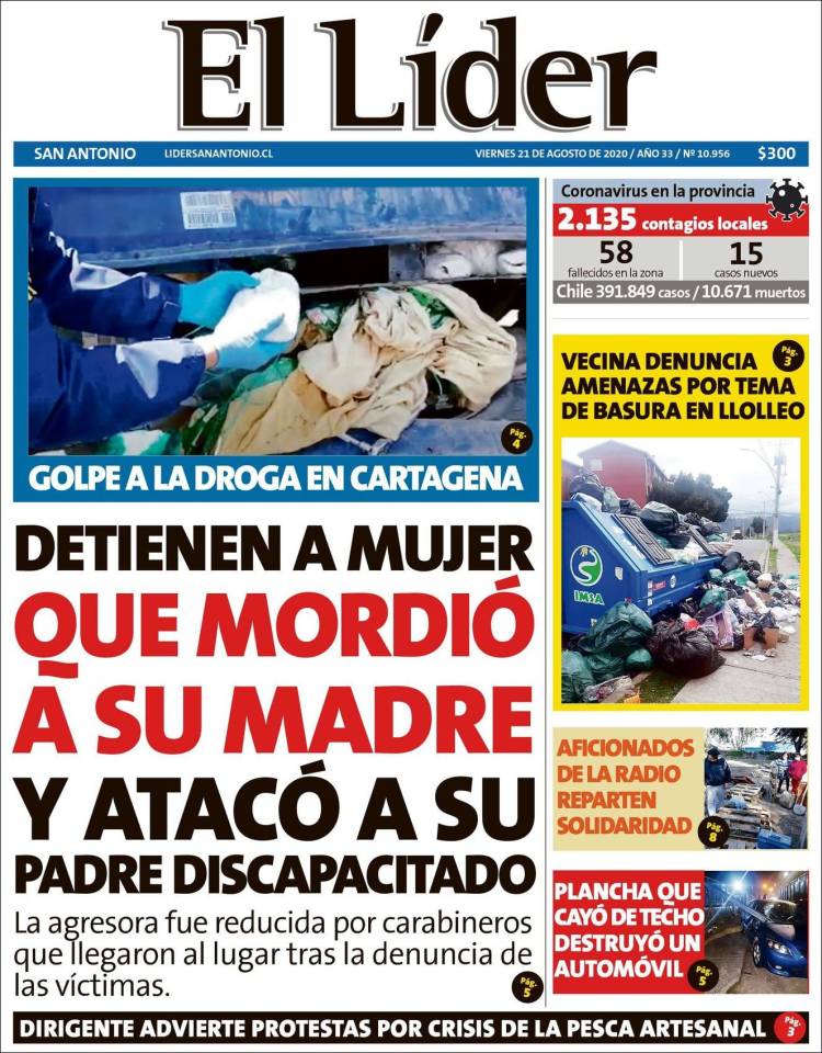 Portada de Lider de San Antonio (Chile)