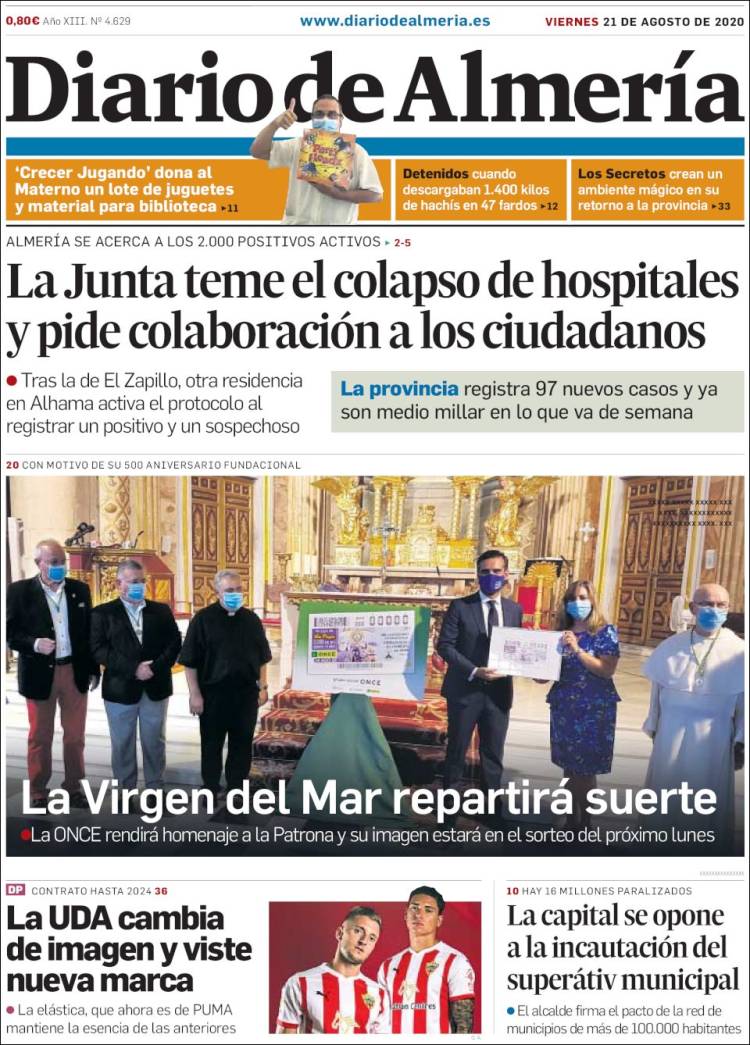 Portada de Diario de Almería (Espa&ntilde;a)