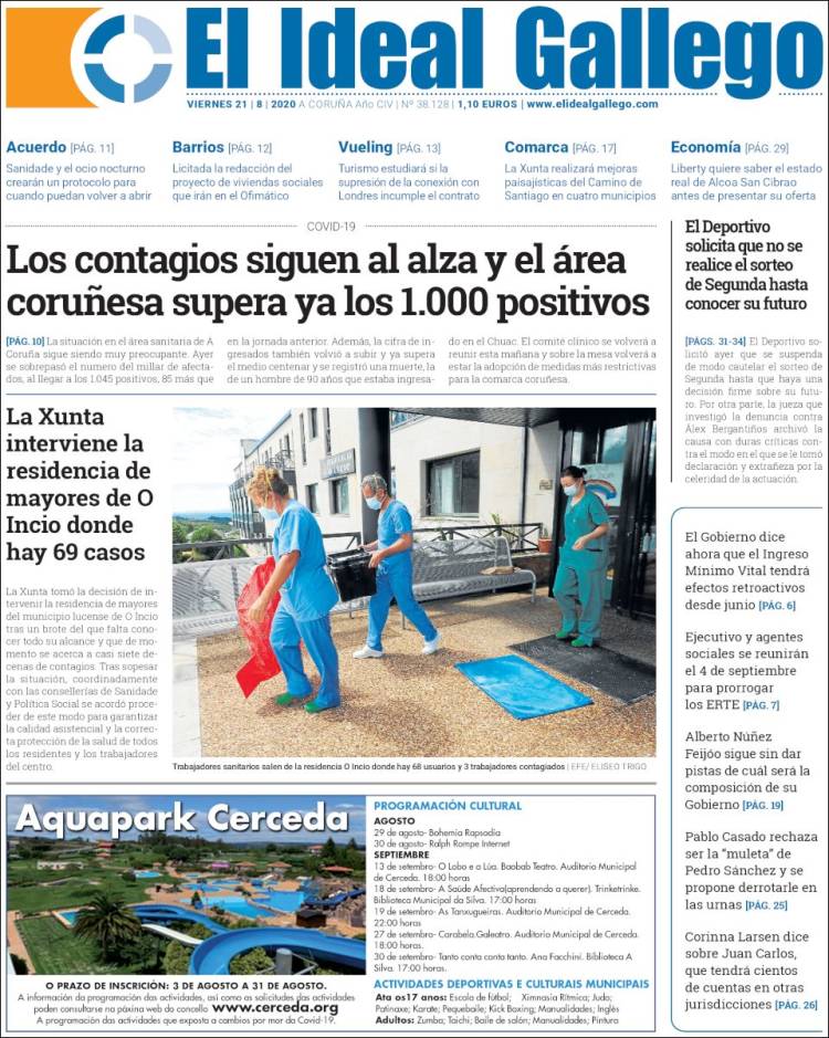 Portada de Diario de Ferrol (Espa&ntilde;a)