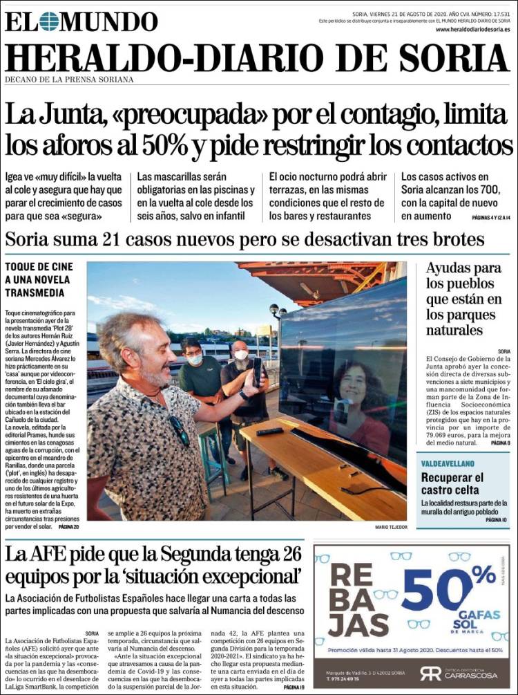 Portada de Diario de Soria (Espa&ntilde;a)