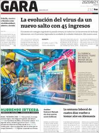 Portada de Gara (Espa&ntilde;a)