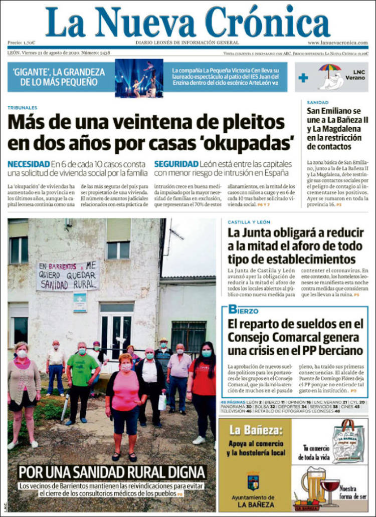 Portada de La Nueva Crónica (Espa&ntilde;a)