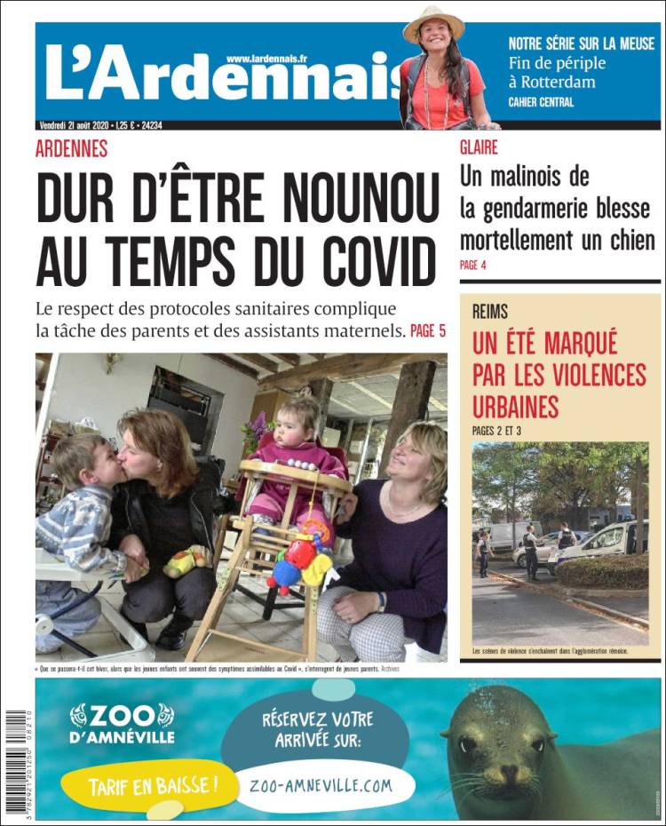 Portada de L'Ardenais (Francia)