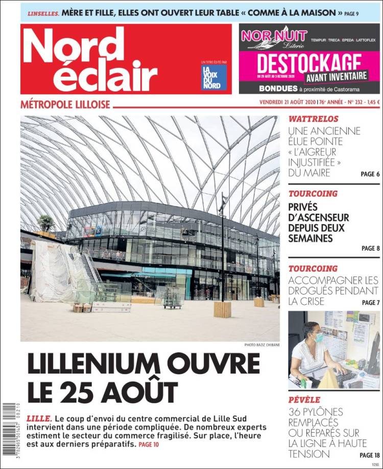 Portada de Nord Éclair (Francia)
