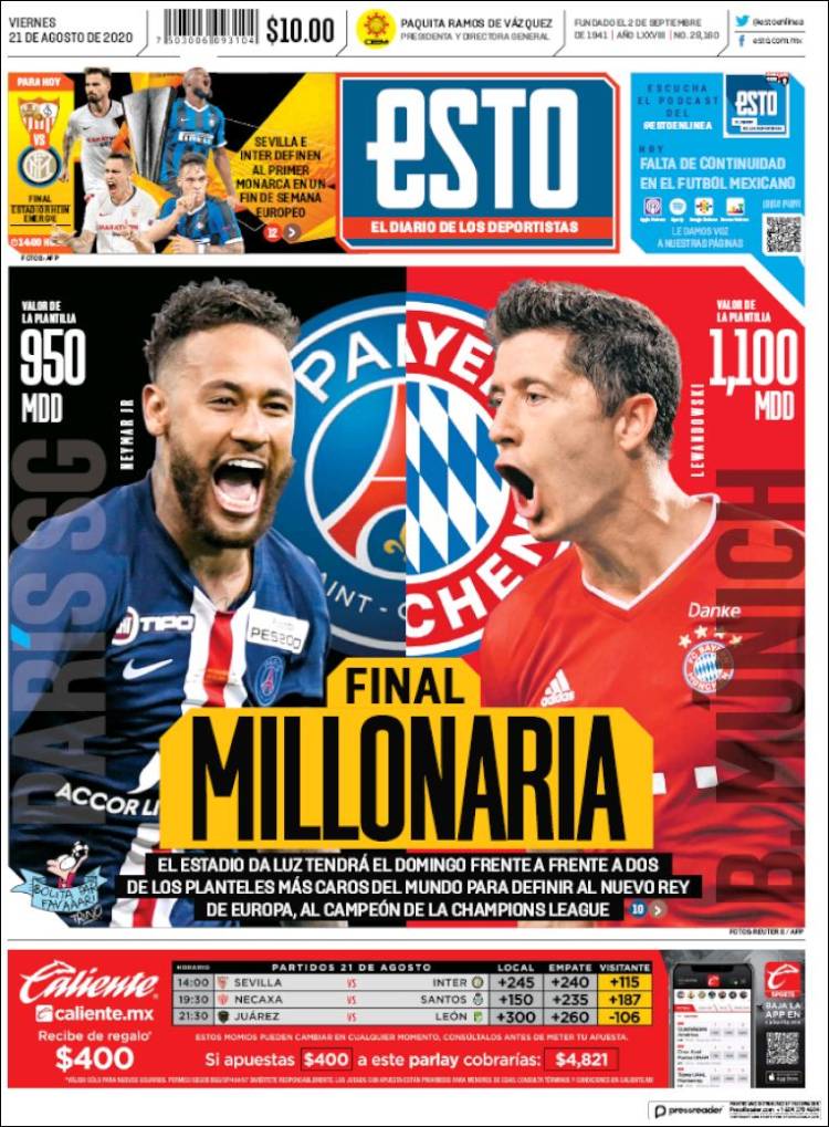 Portada de Esto (M&eacute;xico)