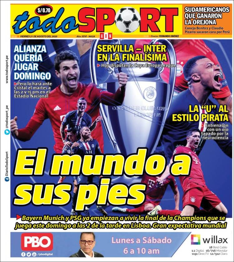 Portada de TodoSport (Perú)