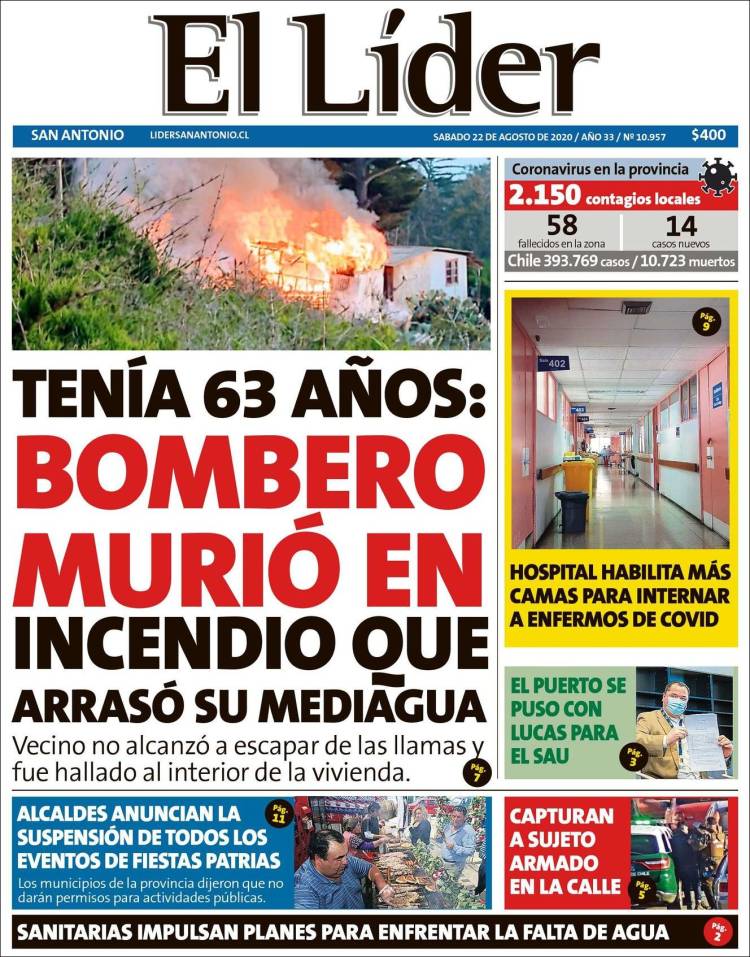 Portada de Lider de San Antonio (Chile)