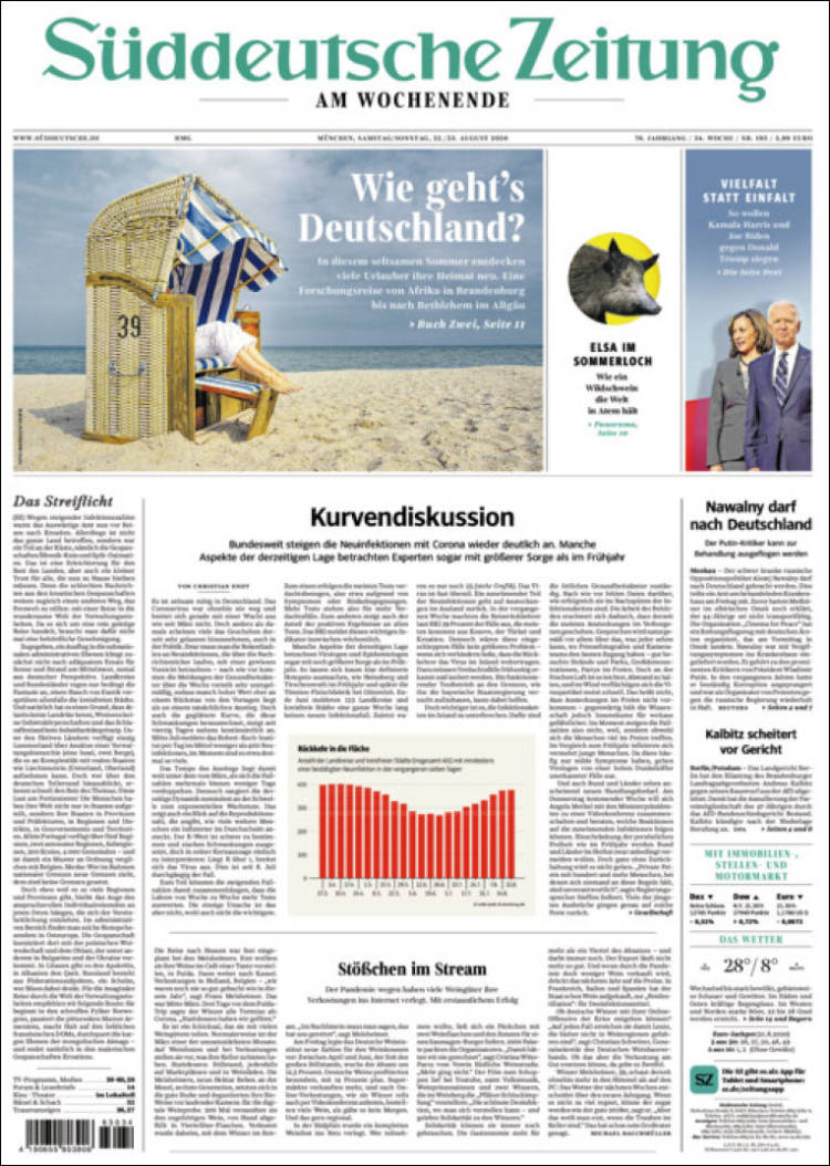 Portada de Sueddeutsche (Alemania)
