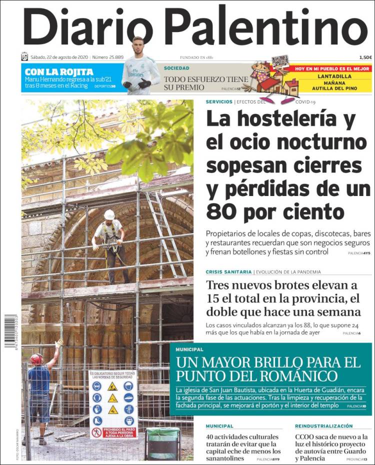 Portada de Diario Palentino (Espa&ntilde;a)