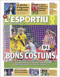 Portada de L'Esportiu (Espa&ntilde;a)