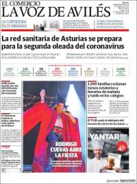 Portada de El Comercio - Avilés (Espa&ntilde;a)