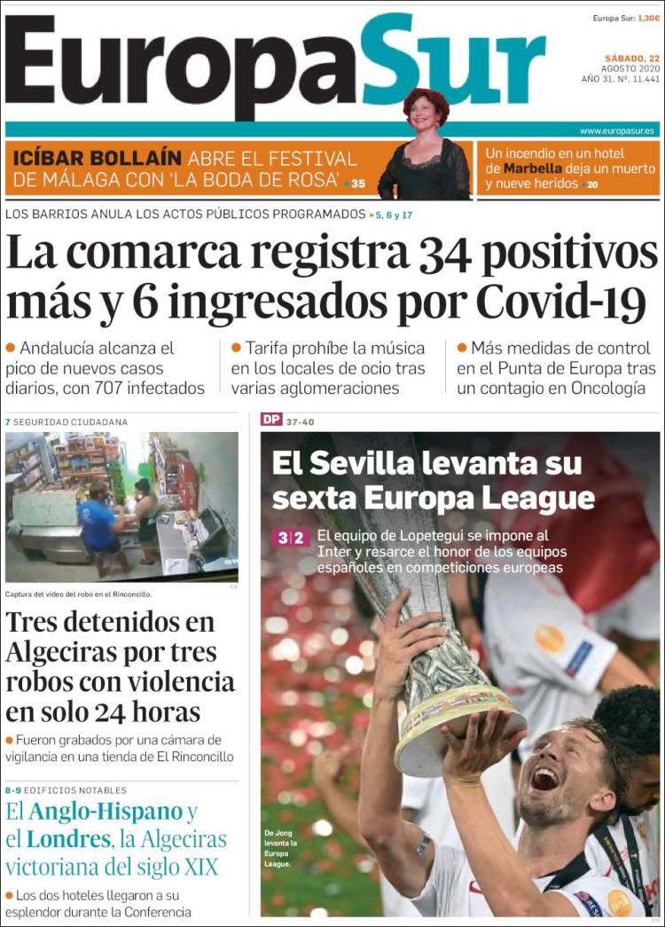 Portada de Europa Sur (Espa&ntilde;a)