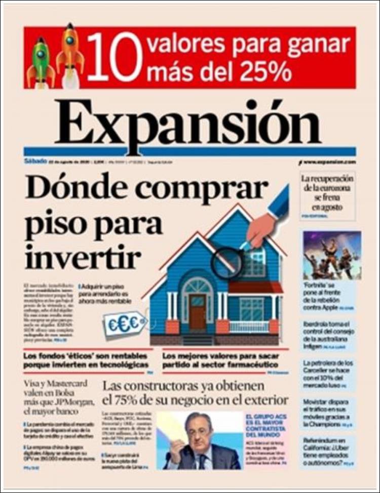 Portada de Expansión (Espa&ntilde;a)