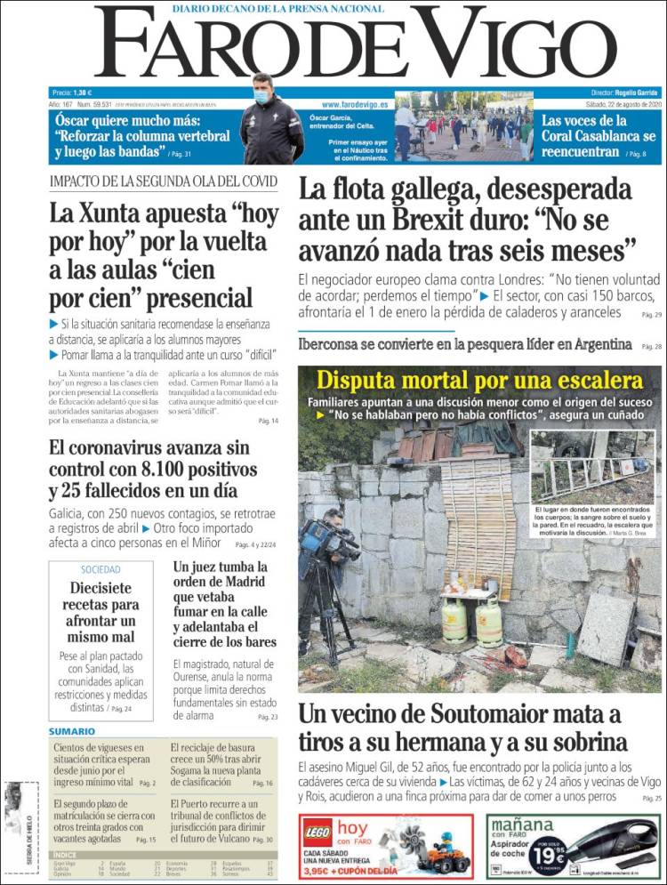 Portada de Faro de Vigo (Espa&ntilde;a)