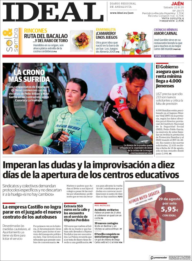 Portada de El Ideal de Jaén (Espa&ntilde;a)