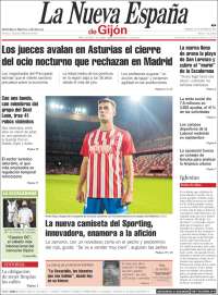 Portada de La Nueva España - Gijón (Espa&ntilde;a)