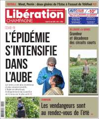 Portada de Libération Champagne (Francia)