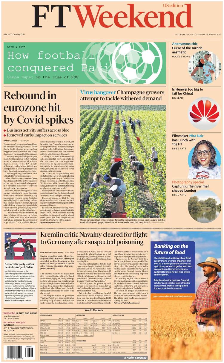 Portada de Financial Times - USA (USA)