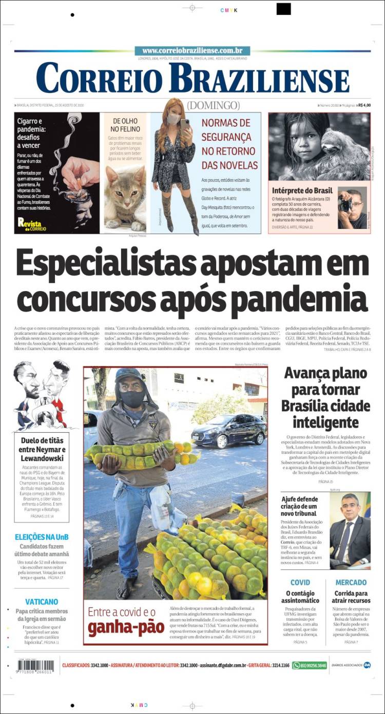 Portada de Correio Braziliense (Brasil)