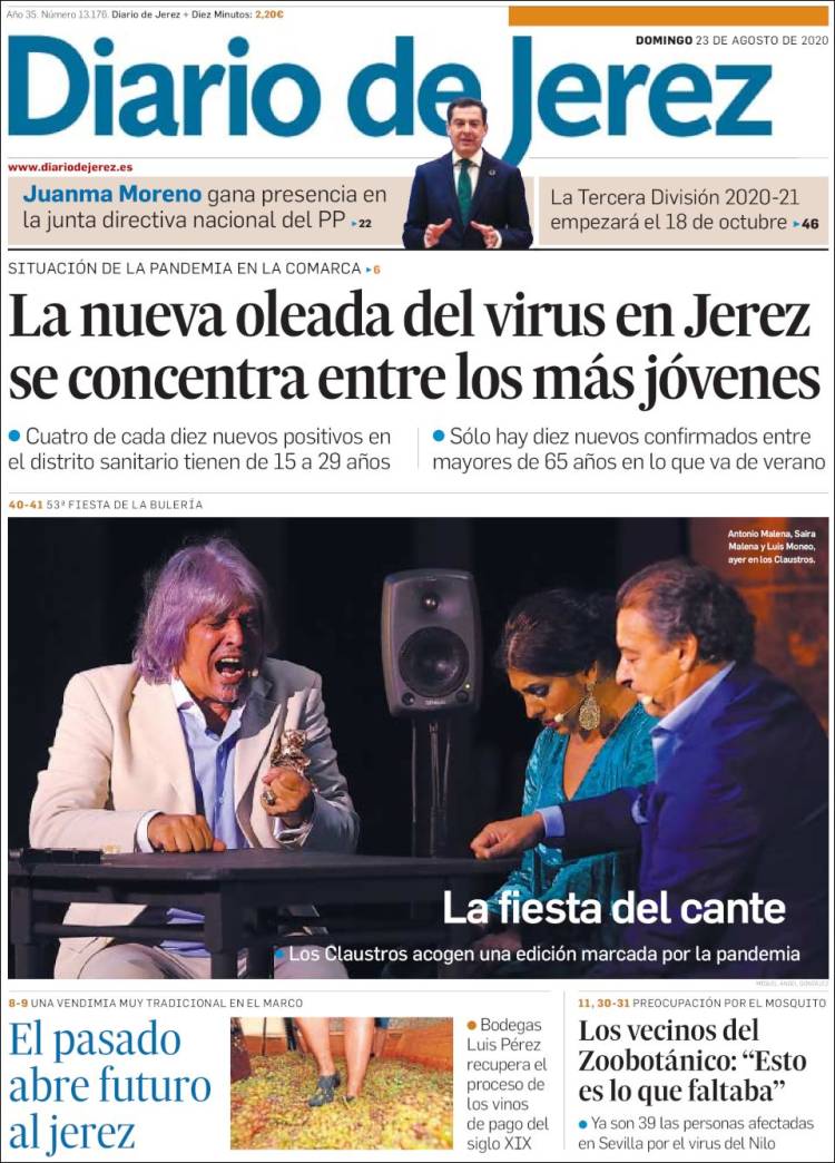 Portada de Diario de Jerez (Espa&ntilde;a)