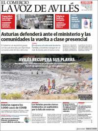 Portada de El Comercio - Avilés (Espa&ntilde;a)
