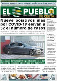 Portada de El Pueblo de Ceuta (Espa&ntilde;a)