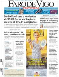 Portada de El Faro de Vigo - Pontevedra (Espa&ntilde;a)