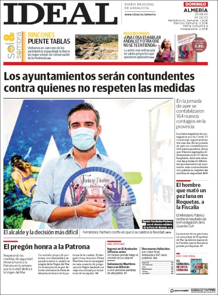 Portada de Ideal Almeria (Espa&ntilde;a)