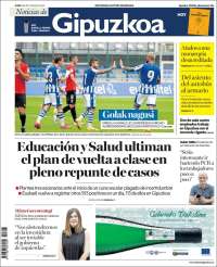 Portada de Noticias de Gipuzkoa (Espa&ntilde;a)